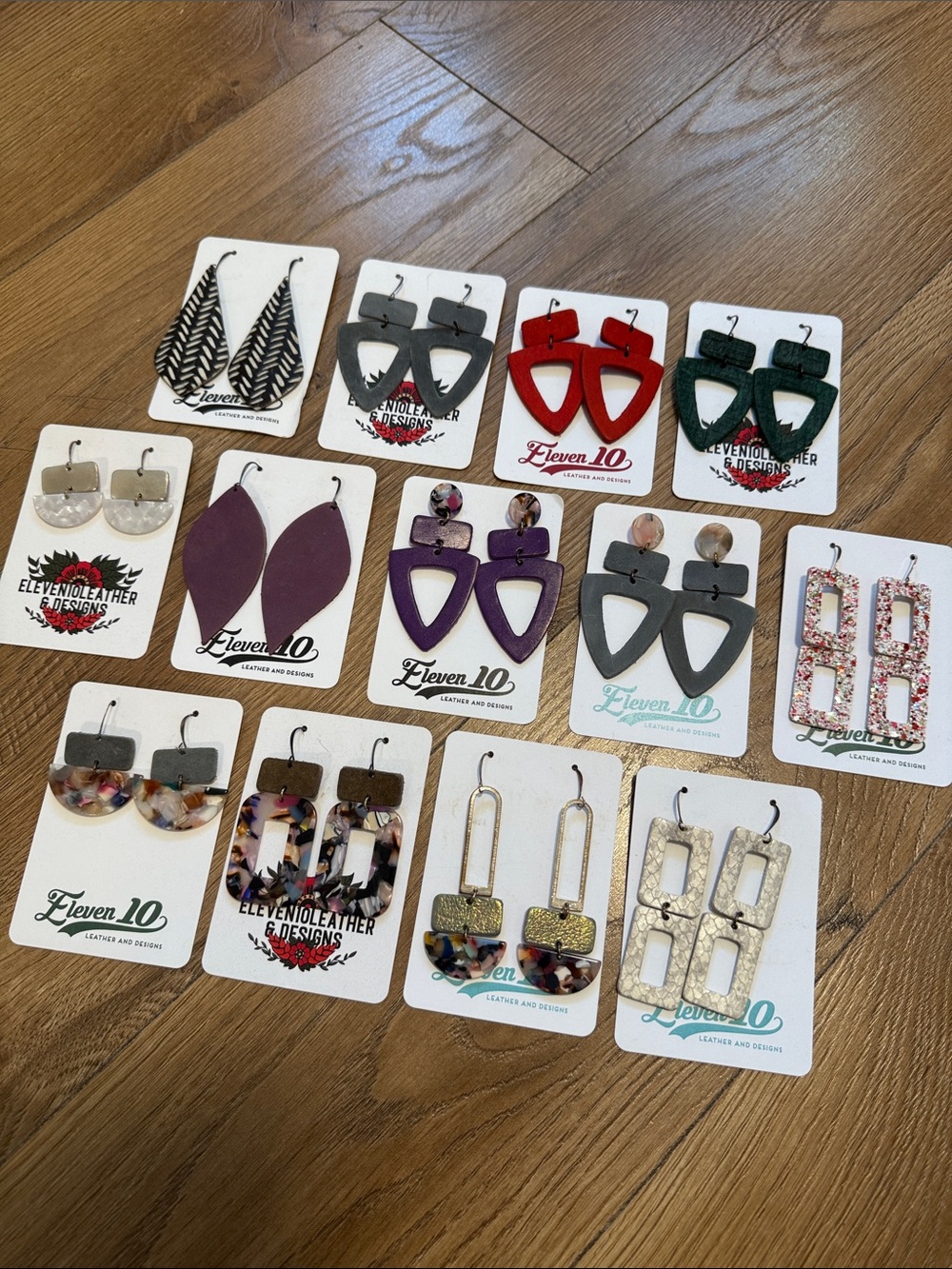 Eleven10 Earrings - 13 Pairs